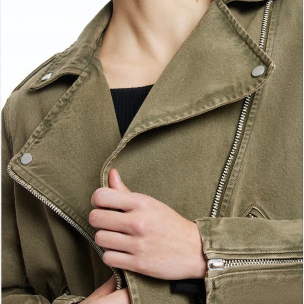 ALLSAINTS
Balfern Denim Biker
Jacket In Deep‎ Olive